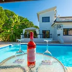 Villa Charoula Thio Large Private Pool Ac Wifi