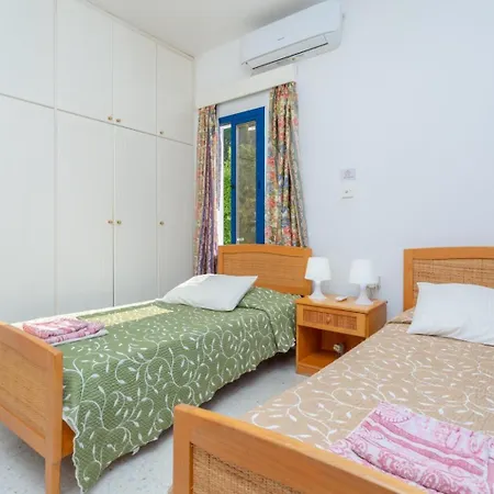 Villa Charoula Thio Large Private Pool Ac Wifi *