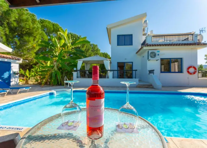 וילה Charoula Thio Large Private Pool Ac Wifi