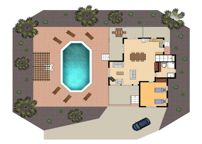 Charoula Thio Large Private Pool Ac Wifi *